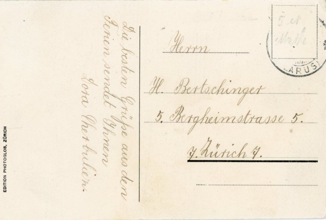 Cartes postales: Elm   GL   mit Bergsturzmaterial – D'occasion à Brig par Valcards54 1