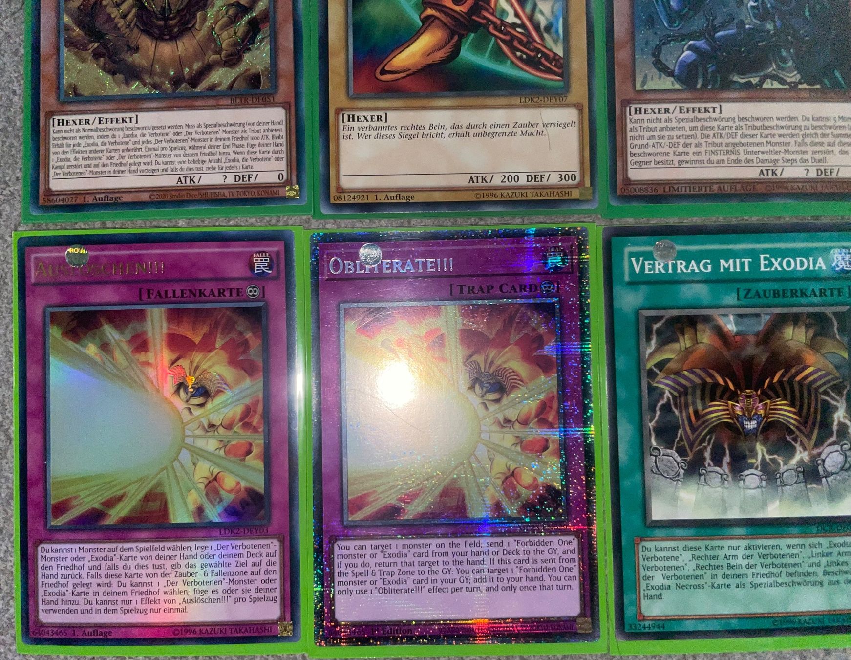 Yugioh Sammelbilder & Trading cards: YuGiOh seltenes Exodia Set! – Neu (gemäss Beschreibung) aus Altstätten SG von ChangeMaker 3