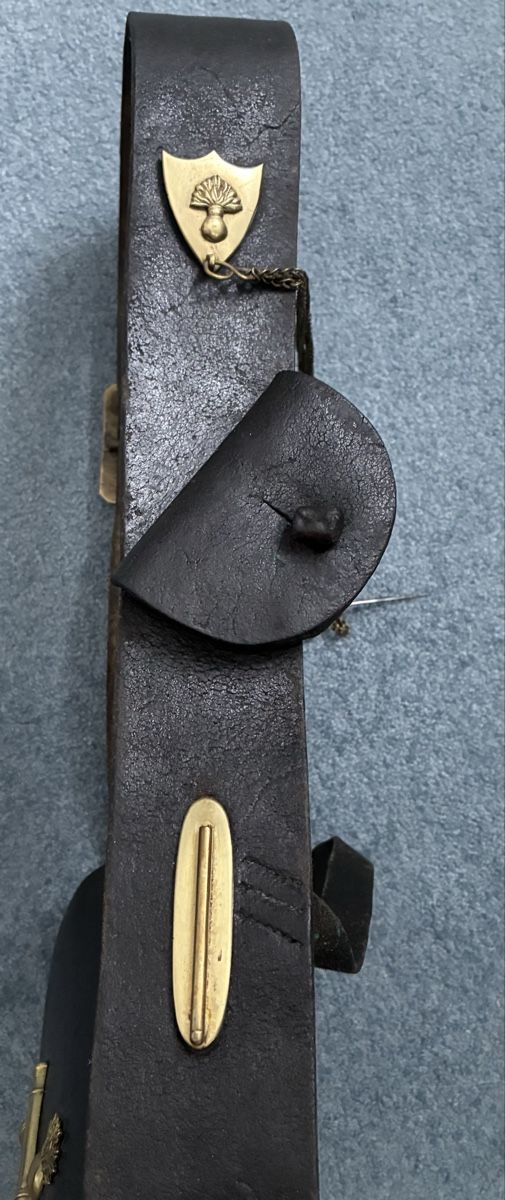 Schweizer Armee Uniformi: Artillerie Tasche Giberne 1852 – Usato da Gutenswil venduto da Antiques77 3