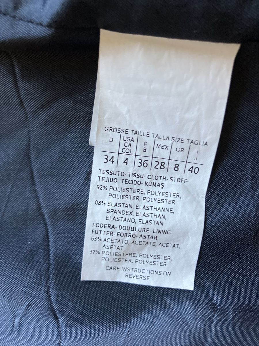 Marella Giacche: Blazer dunkelblau Marella (MaxMara Grp.) Grösse 34 – Usato da Bern venduto da robertch 5