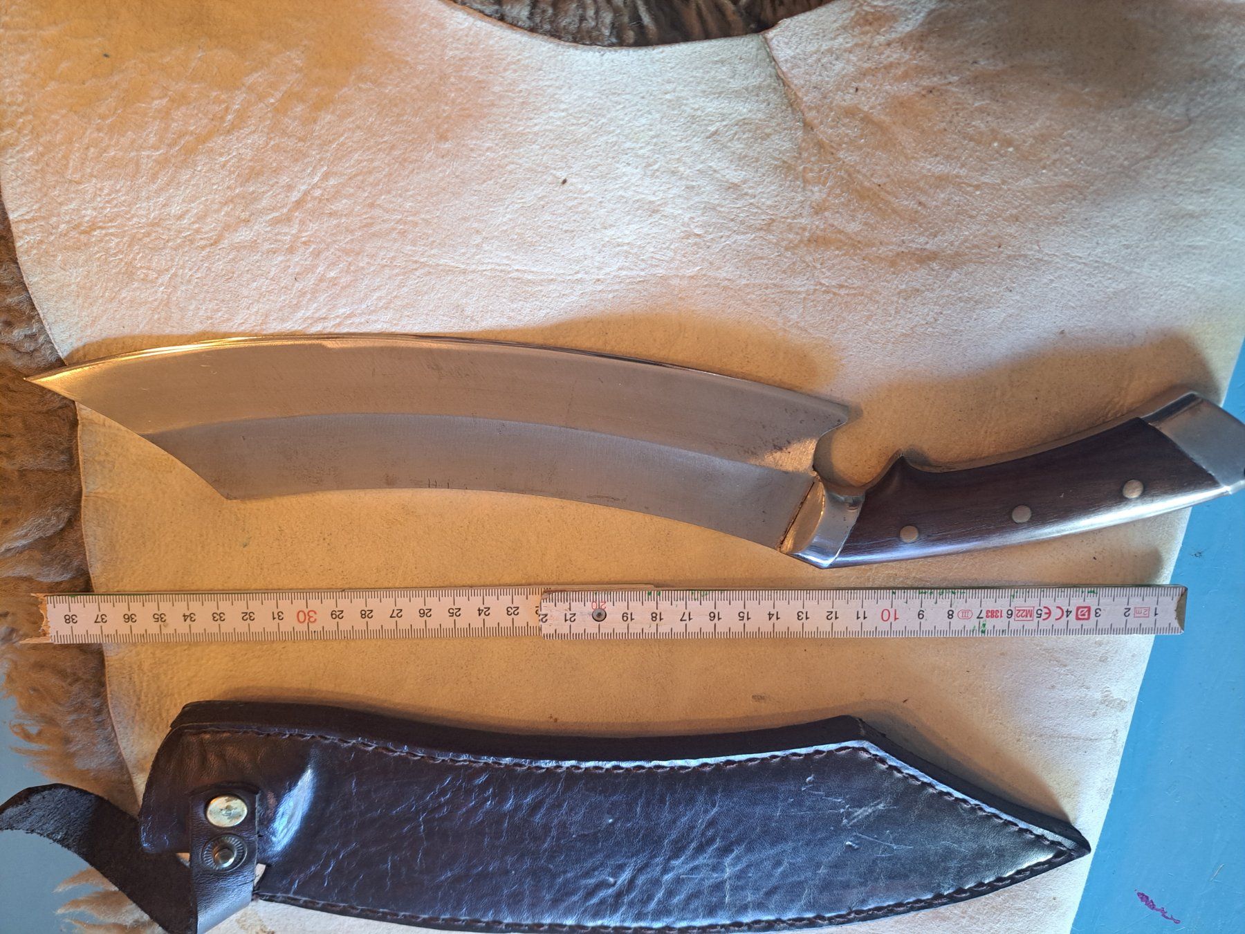 Accessori: Messer aus Nepal mit Lederscheide – Nuovo (secondo la descrizione) da Winterthur venduto da sandra19810 6