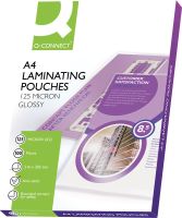 Q-CONNECT® Laminierfolien glänzend A4, 100 Stk.