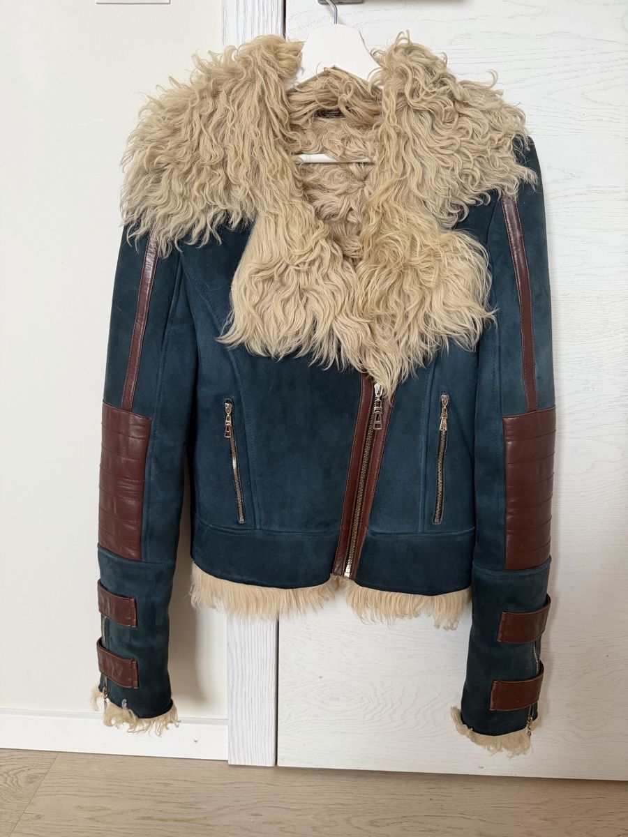 Cappotti: Stylish Blue Suede Leather Winter Jacket, like new! – Usato da Dully venduto da rev_l7jp