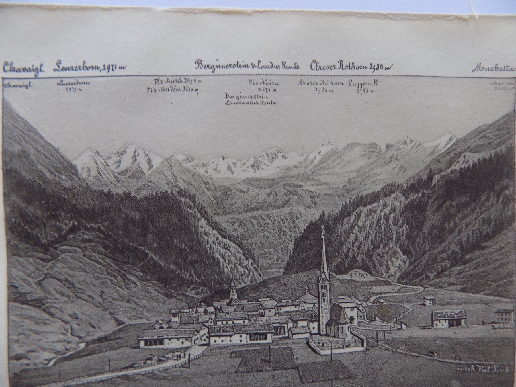 Gravures: Bergün – D'occasion à Risch par Rischli15 2