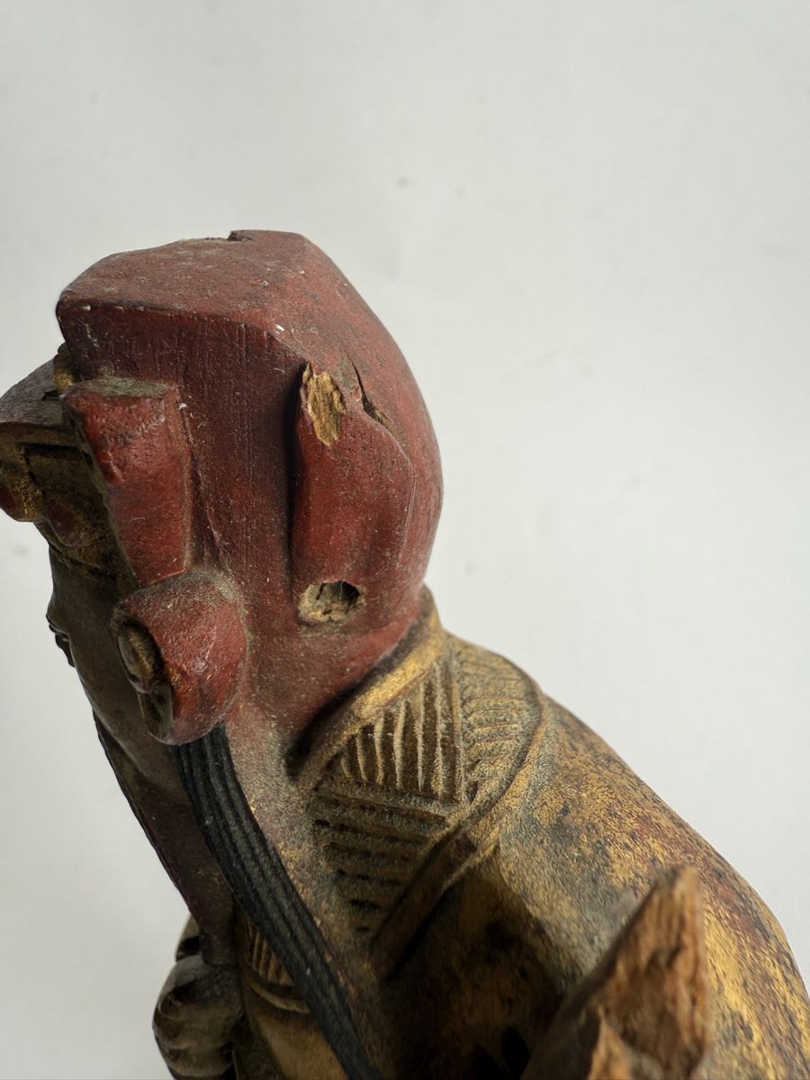 Figuren: Antike chinesische Holzfigur Qing-Dynastie 19.Jh – Gebraucht aus Zürich von Geniuss 4