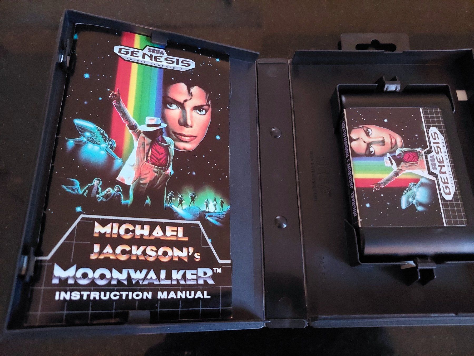 Sega Giochi: MICHAEL JACKSON'S MOONWALKER (US) - SEGA GENESIS – Usato da Spiegel b. Bern venduto da Natix 1