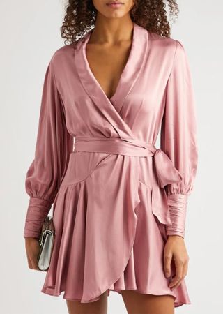 ZIMMERMANN Kleid pink Seide Gr. L mit Etikett