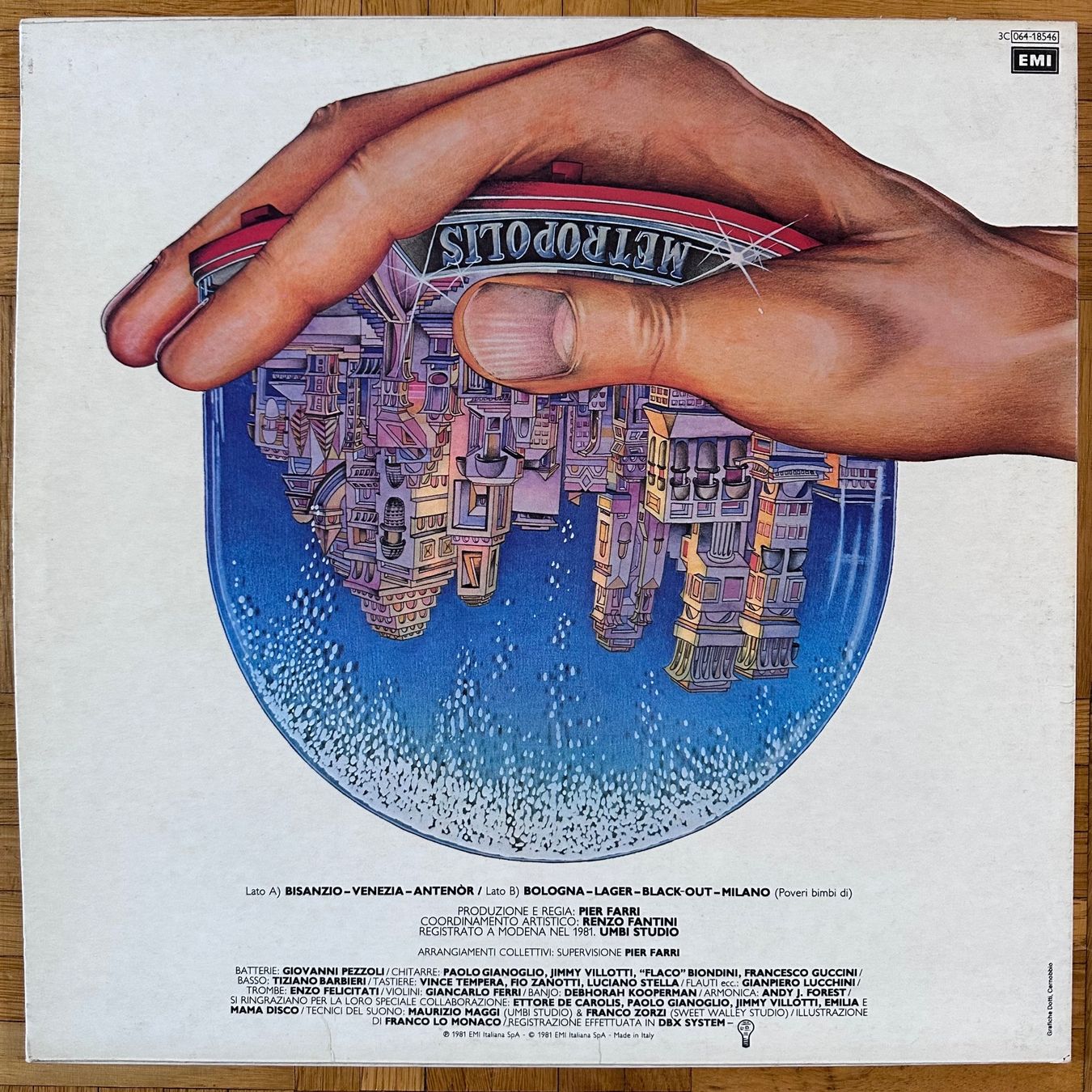 Dischi in vinile: LP - Francesco Guccini - Metropolis – Usato da Breganzona venduto da Onairda75 1