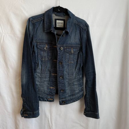 Esprit: Taillierte Jeans-Jacke, Gr. XS