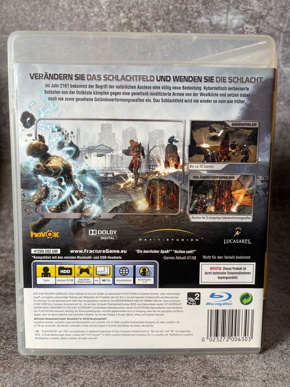 Spiele: Fracture [PS3] – Gebraucht aus Niederwil SO von BlueSonic 1