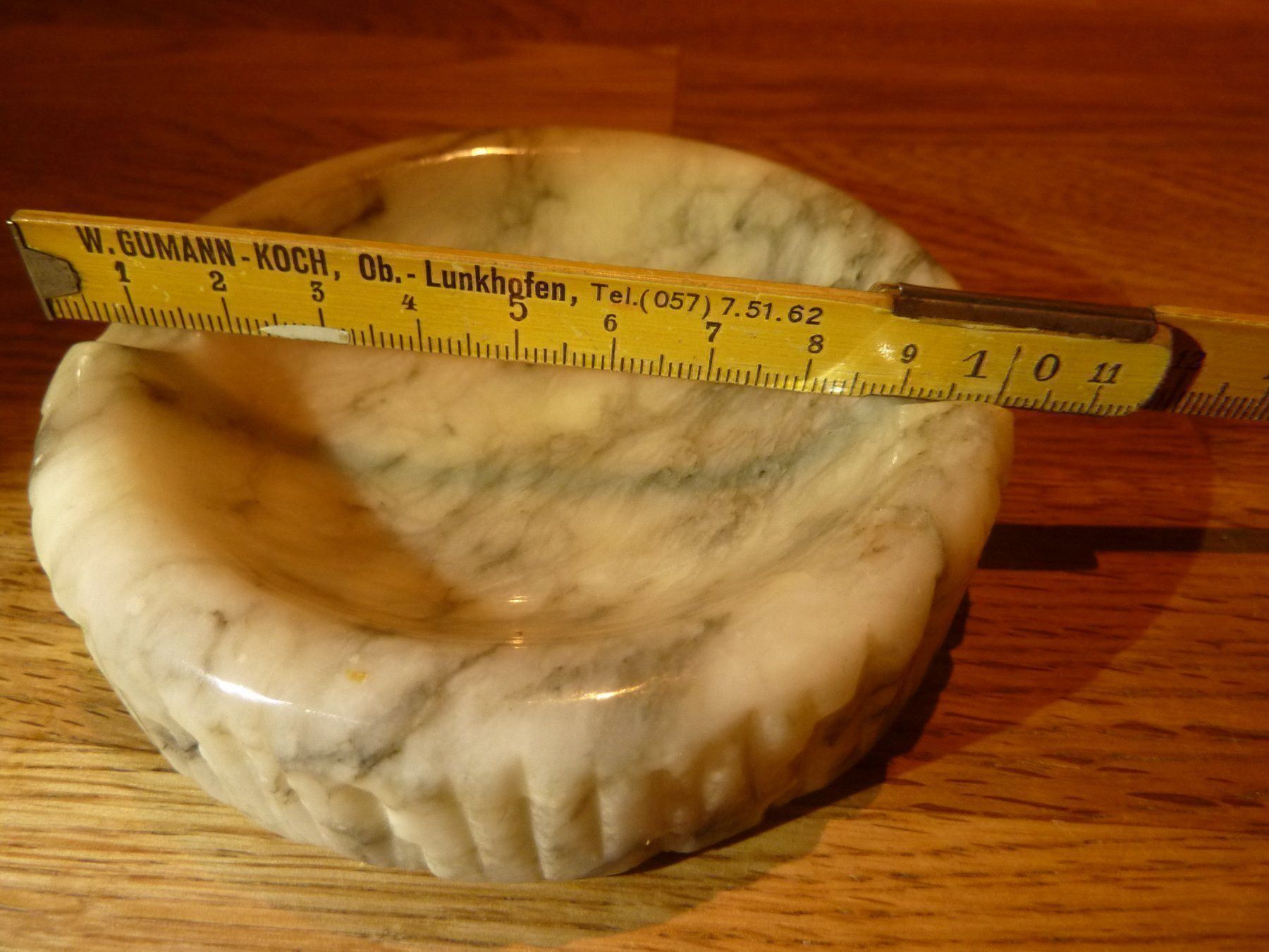 Portacenere: Aschenbecher vintage Echt  Alabaster – Usato da Hochfelden venduto da swissice 5