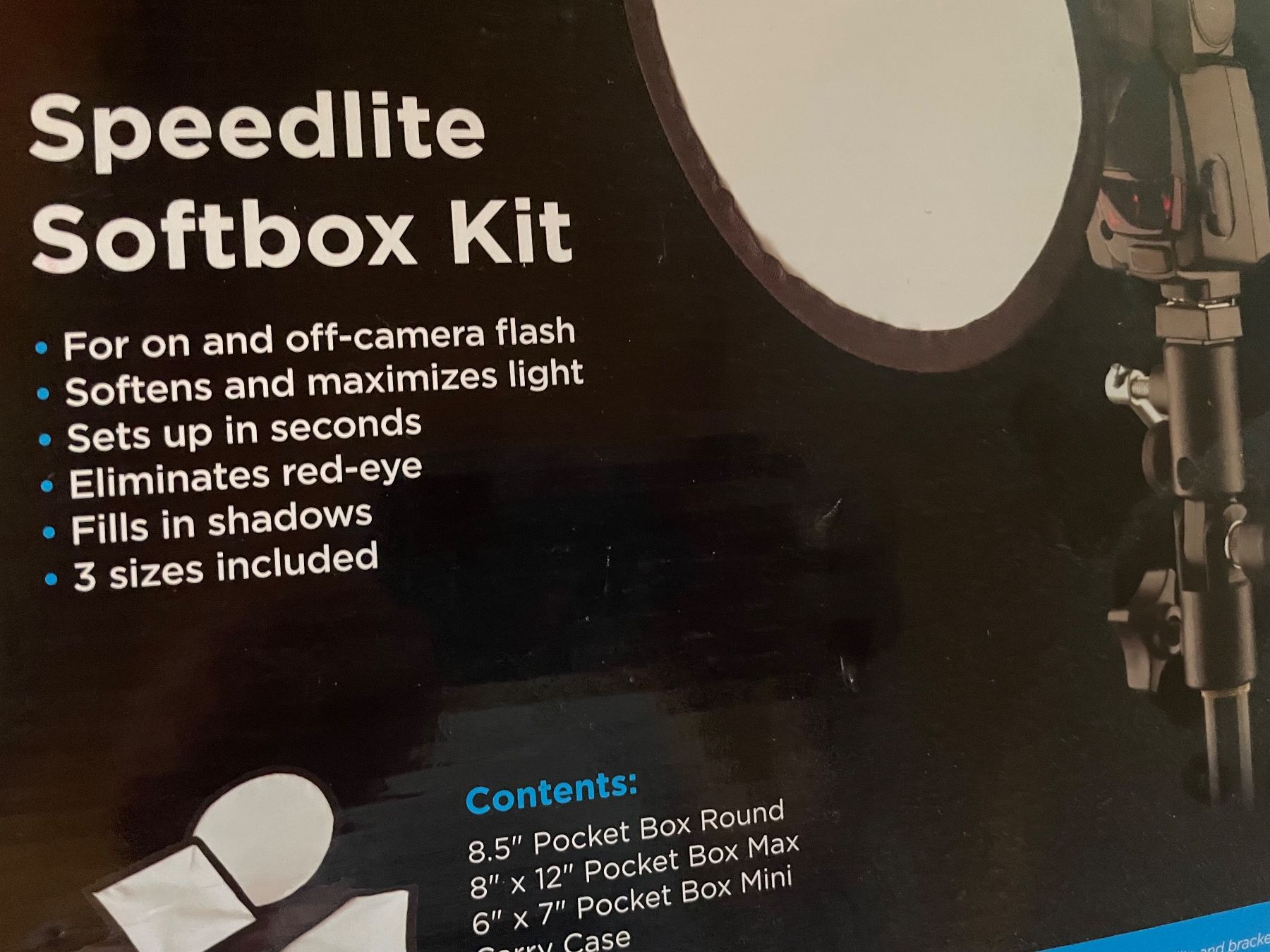 Flash: Westscott Pocket Box Speedlite Softbox Kit für Blitz – Usato da Zürich venduto da Arcana_Fail 3