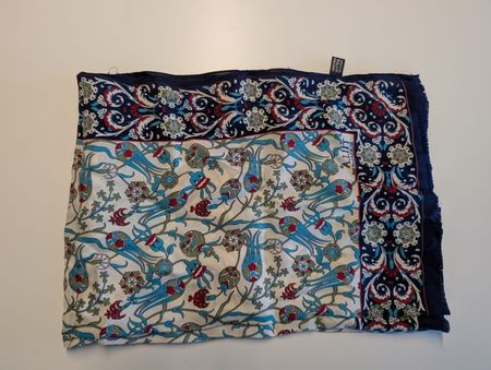 Schal "Blume", ca 49 x 149 cm