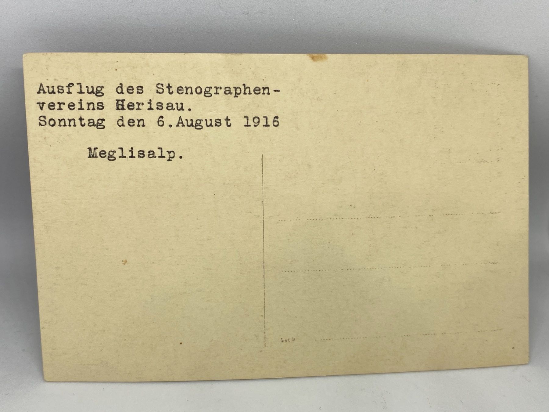 Cartoline postali: Alte AK Meglisalp mit Kapelle – Usato da Herisau venduto da Fissore 1