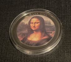 Farbmedaille Mona Lisa / Nummer 01107 von 9999