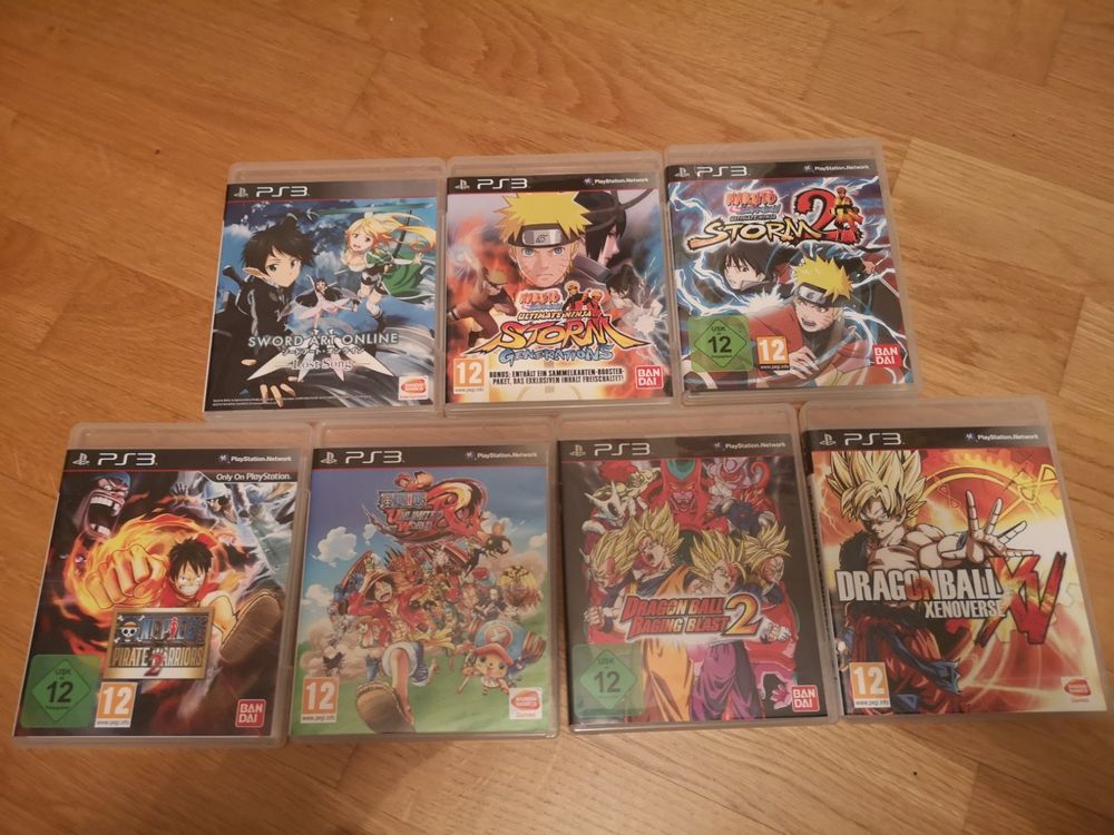 PS3 Anime-Games (Naruto, One Piece, Dragonball, SAO) (Gebraucht) in ...