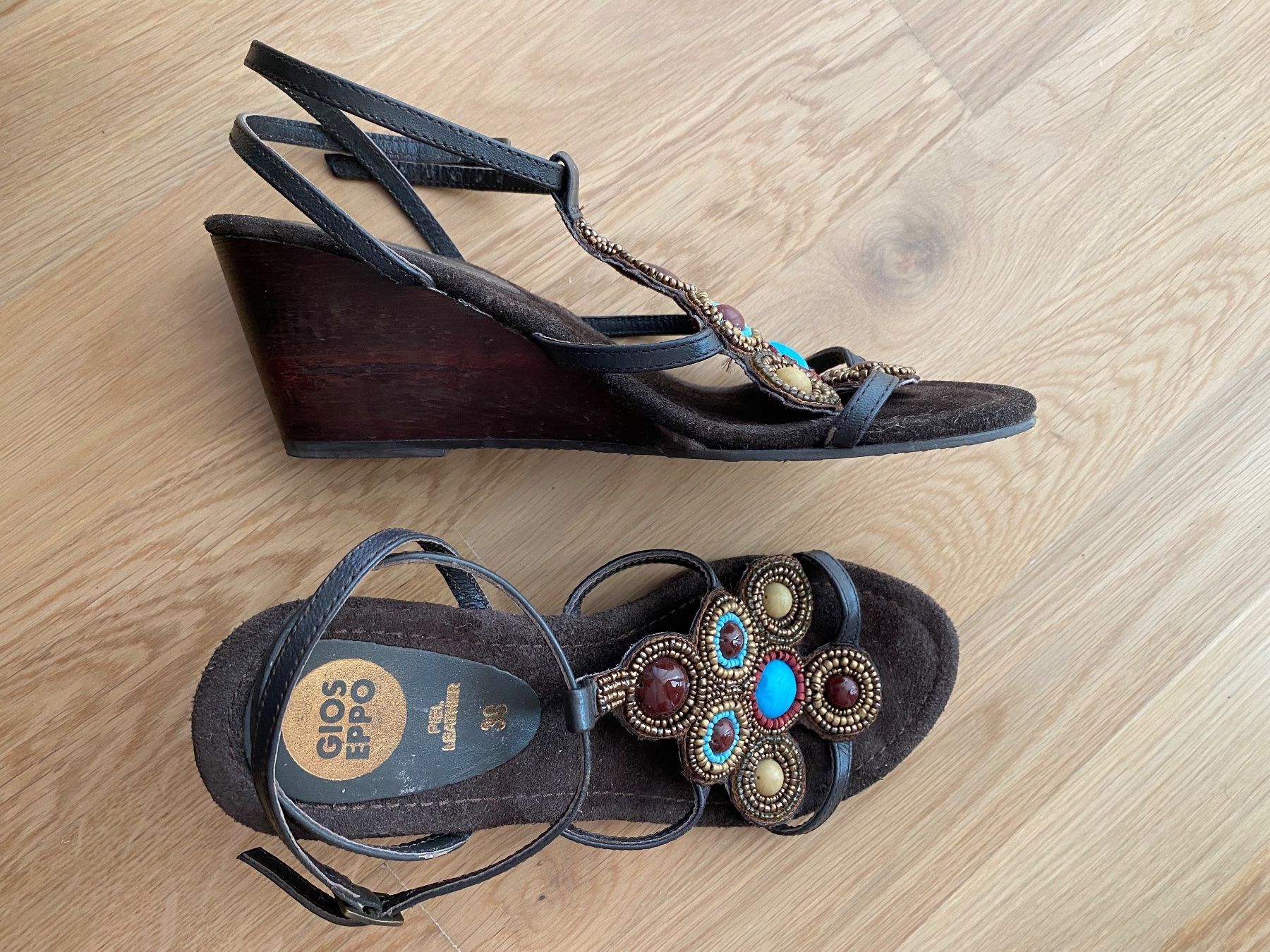 Scarpe da donna: Sandalettes boho hippie bohème – Usato da Clarens venduto da OptitesJoliesChoses 1
