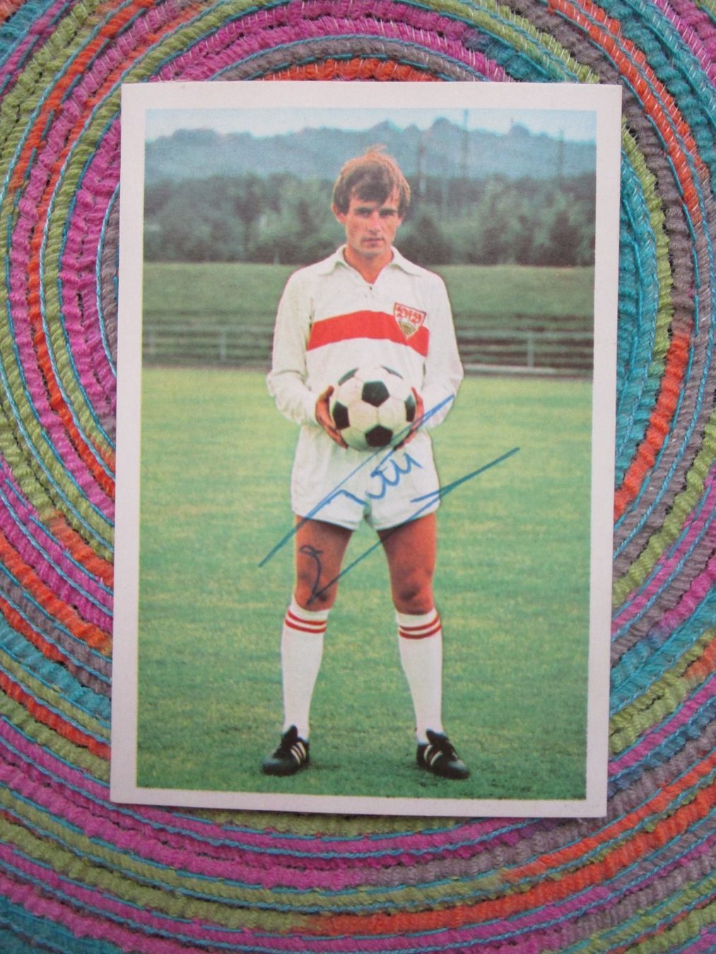 Autografi: GILBERT GRESS!!VFB STUTTGART AUTOGRAMM SAMMELKARTE ANTIK – Usato da GUTENSWIL venduto da Alpina6
