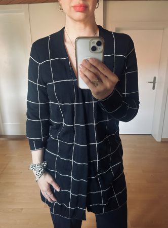 Eileen Fischer 100% Wolle Cardigan - Gr. S