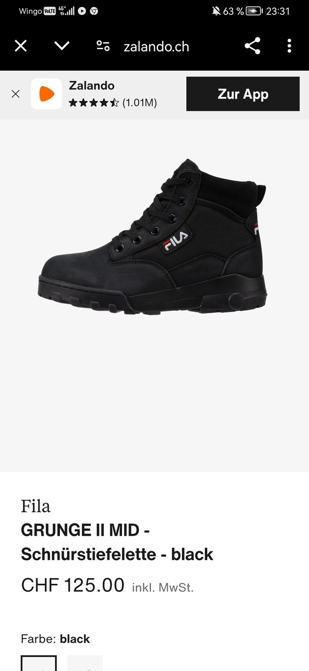 Fila Scarpe da uomo: Fils winterschuhe 44 – Usato da Bern venduto da ged_ffx9 5