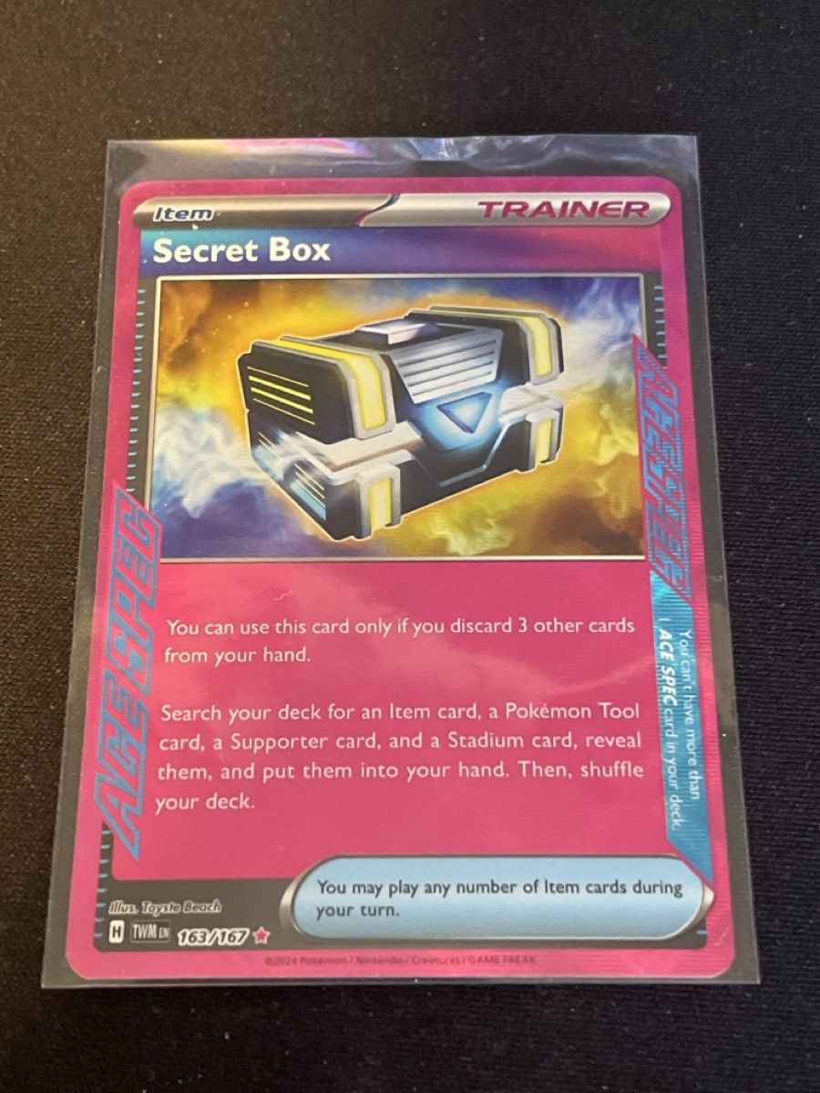Pokémon Carte collezionabili: Pokemon Card - Secret Box TWM 163 – Usato da Paradiso venduto da SugoShop