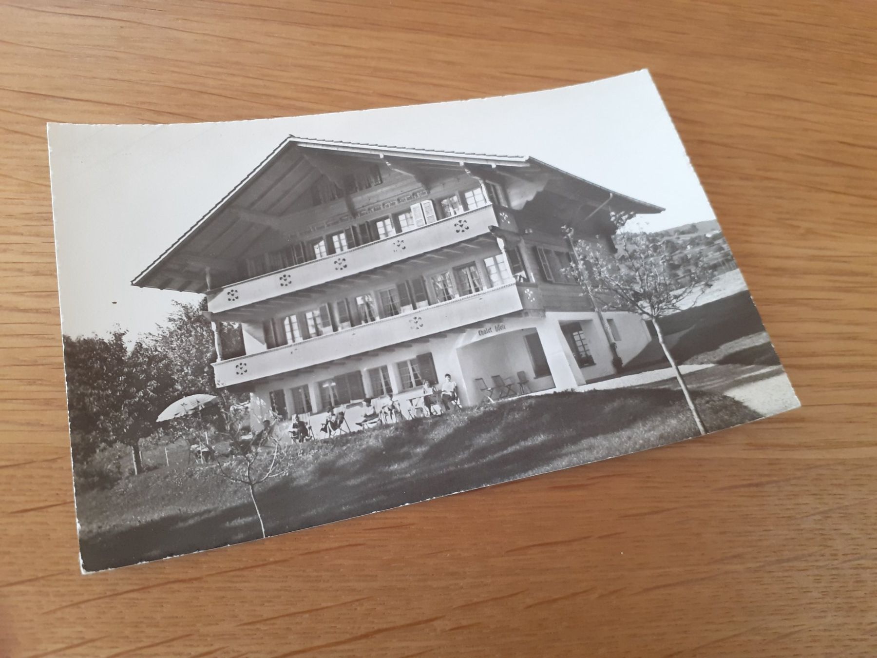 Ansichtskarten: SIGRISWIL - PENSION CHALET LISELI - THUNERSEE – Gebraucht aus Winterthur von Ornyx7