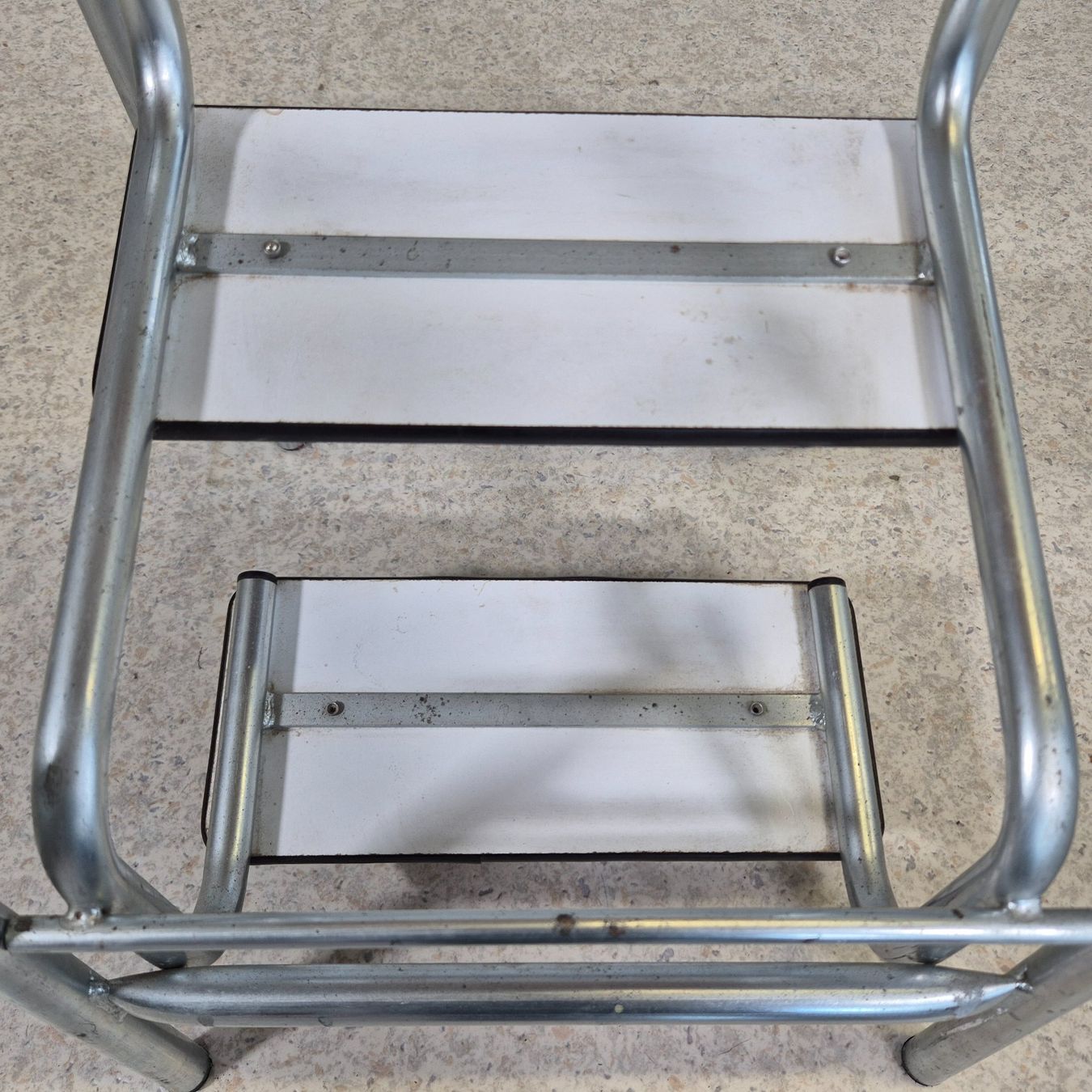 Sgabelli: Step-Stool Tritthocker 3-Tritt Hocker braun – Usato da Nottwil venduto da Wondewa-Shop 6