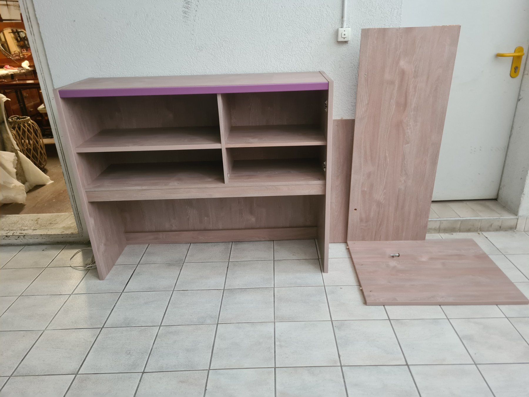 Schränke: Ensemble chambre meuble gris et violet 6 piéces – Gebraucht aus Monthey von 187-zeroo 8