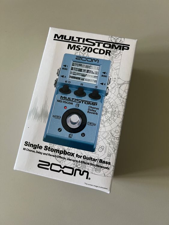 Zoom MS-70CDR MultiStomp Pedal (Neu (gemäss Beschreibung)) in Genève ...