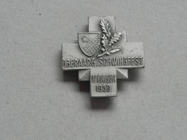 Abzeichen Oberaarg. Schwingfest Schwingen Wynigen BE 1950