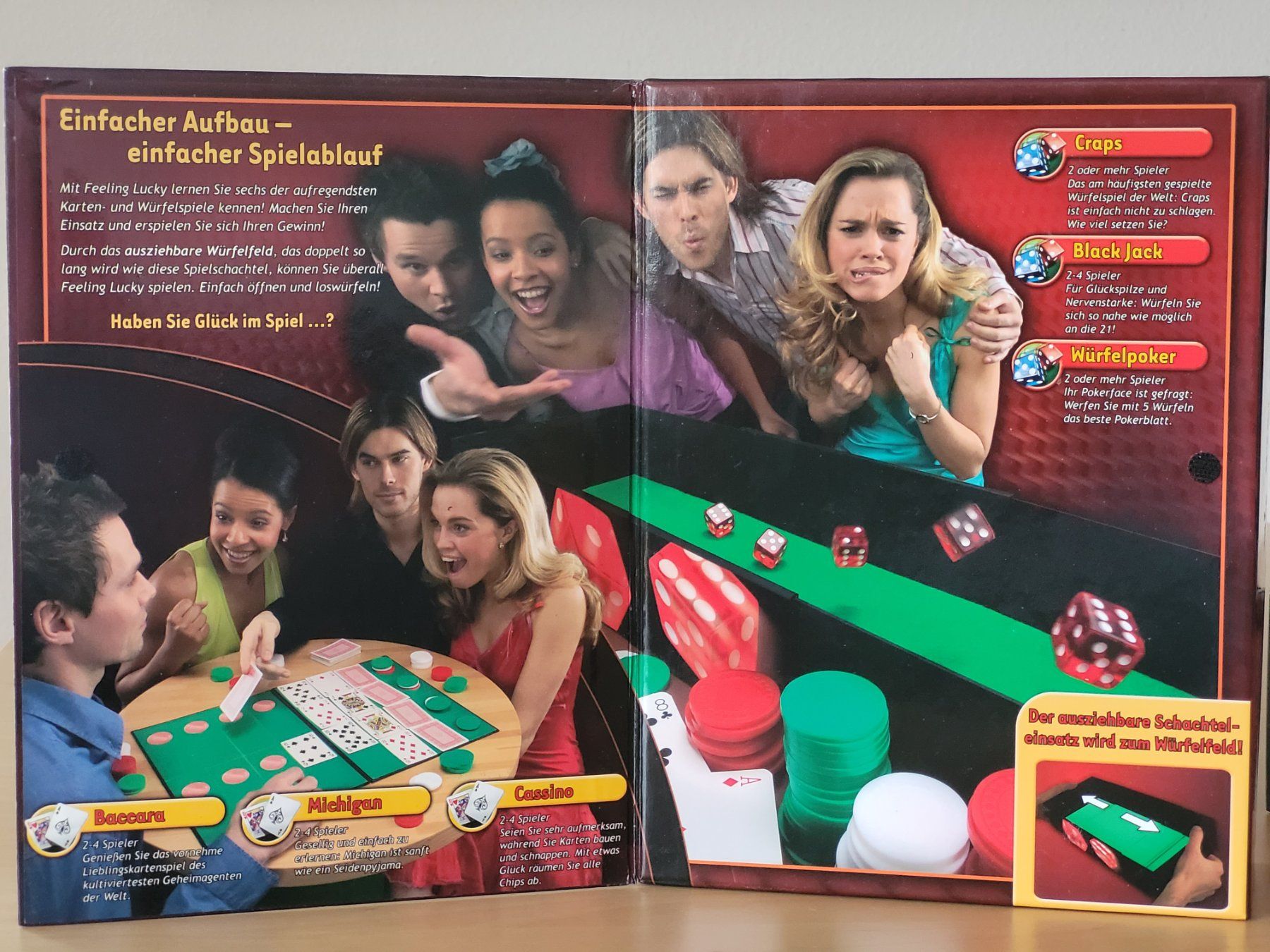 Parker Giochi: Feeling Lucky! Das Kasinospiel – Usato da Wiesendangen venduto da samoalk 3