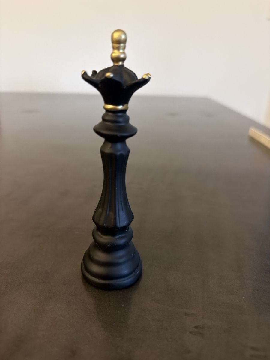 Statuette: Schachfigur Dame schwarz goldfarben  – Nuovo (secondo la descrizione) da Zürich venduto da joyfulgrace 3