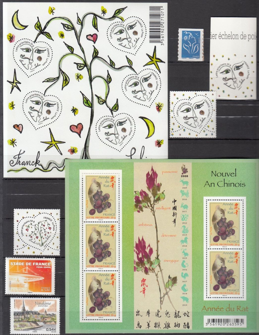 Tous les timbres: Frankreich 2008 postfrisch – D'occasion à Bürglen TG par StampGraf