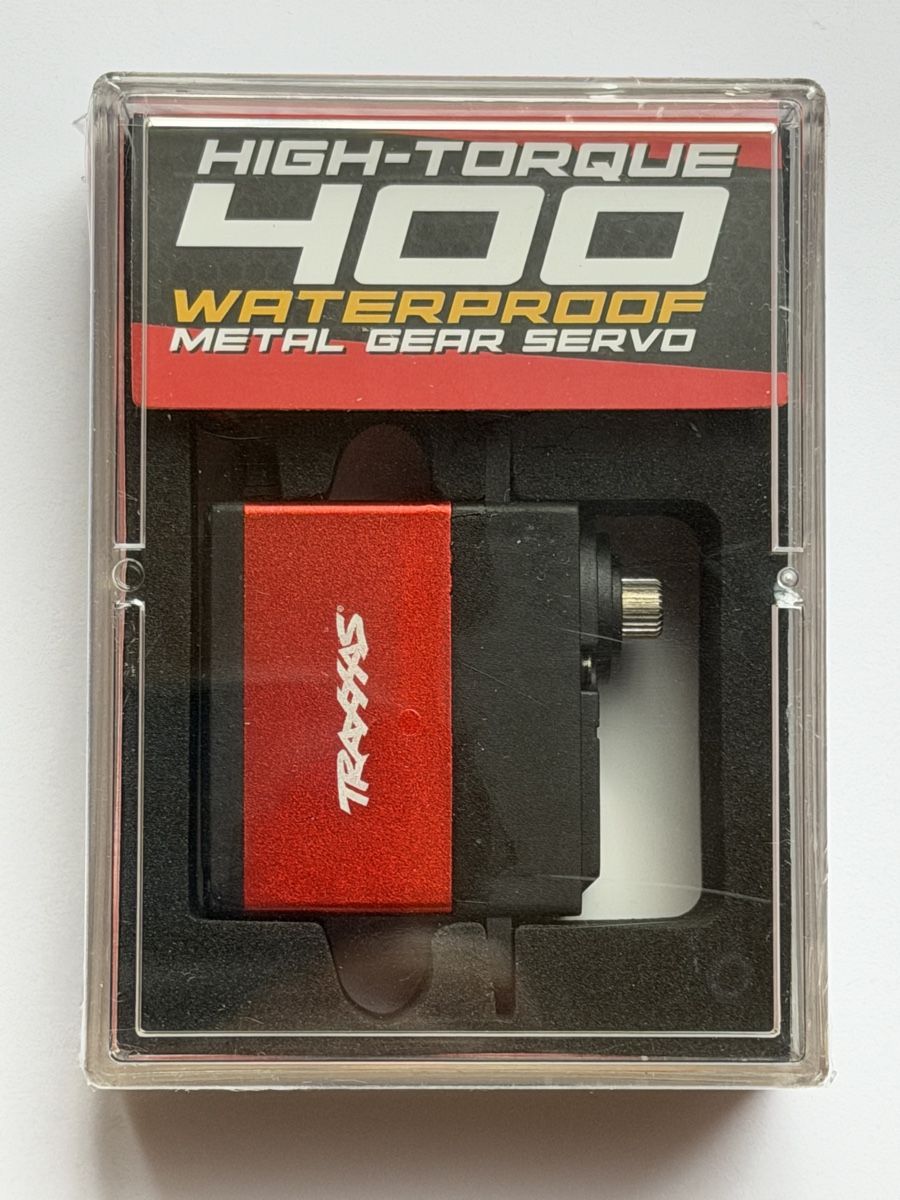 Traxxas RC Modellbau: TRAXXAS 2255 Servo High-Torque 400 Red Servo WP – Neu und originalverpackt aus Schaan von Romanipe