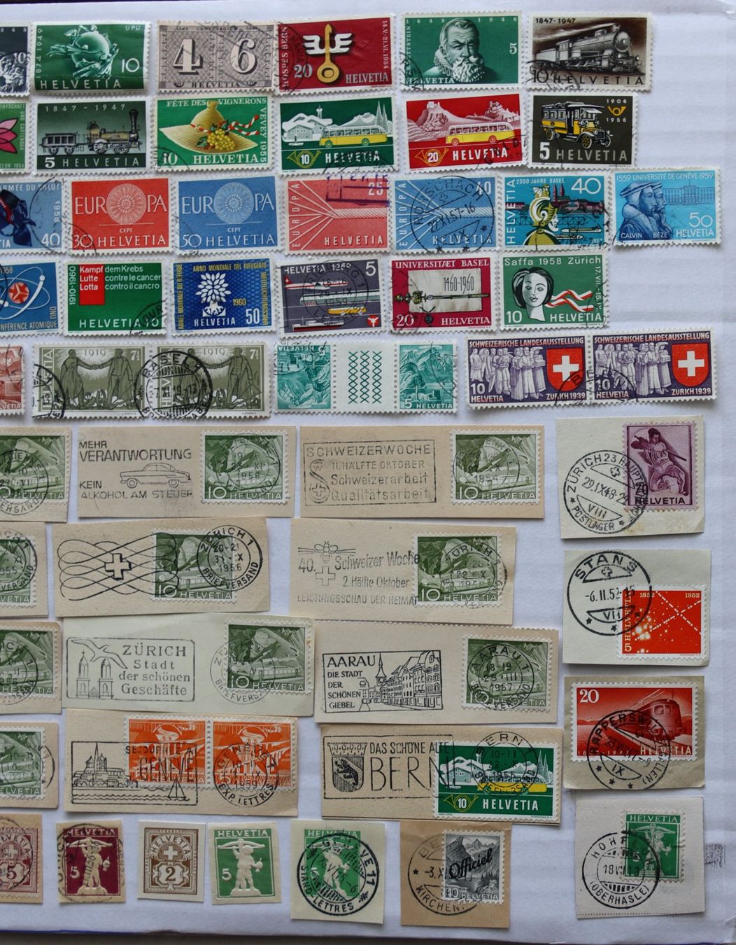 Tutti i francobolli: Briefmarken CH Lot (1) – Usato da Oberentfelden venduto da lakipul 6