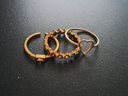 Modeschmuck Ringset
