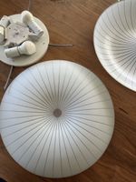 Deckenleuchte weiss mit Muster 2 Stk. 