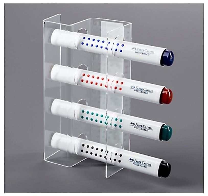 Supporti a parete: Set mit 1 Stiftenhalter + 2 Tafelwischer – Nuovo e nell'imballaggio originale da Necker venduto da liq24 3