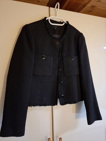 veste tweed MANOR noir taille 34