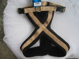 Geschirr Supersoft beige/schwarz, L/XL