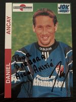 Daniel Ancay - Autogrammkarte mit Widmung - Rarität!