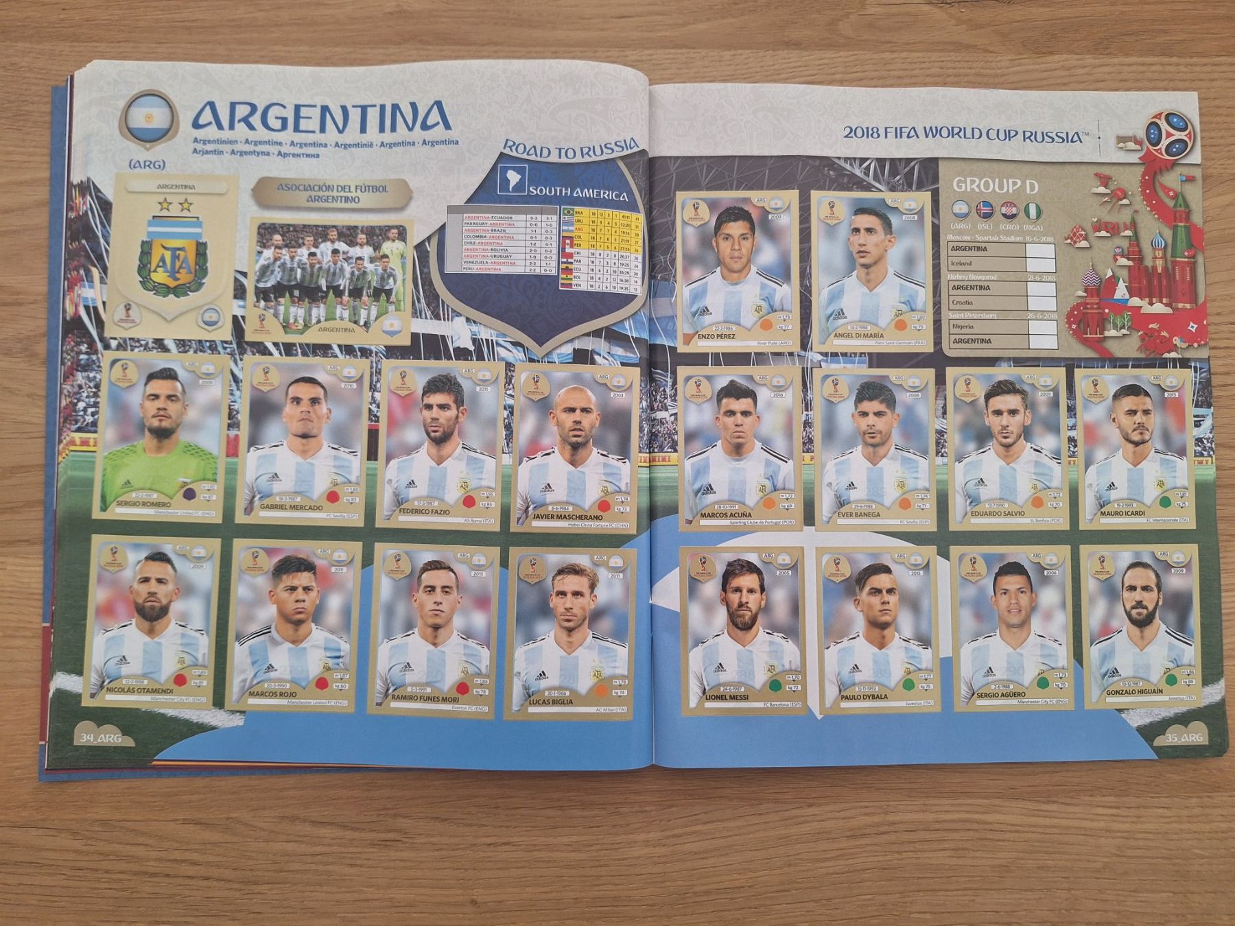 Panini Alben: PANINI WORLD CUP 2018 – Gebraucht aus St. Gallen von Matrix023 2