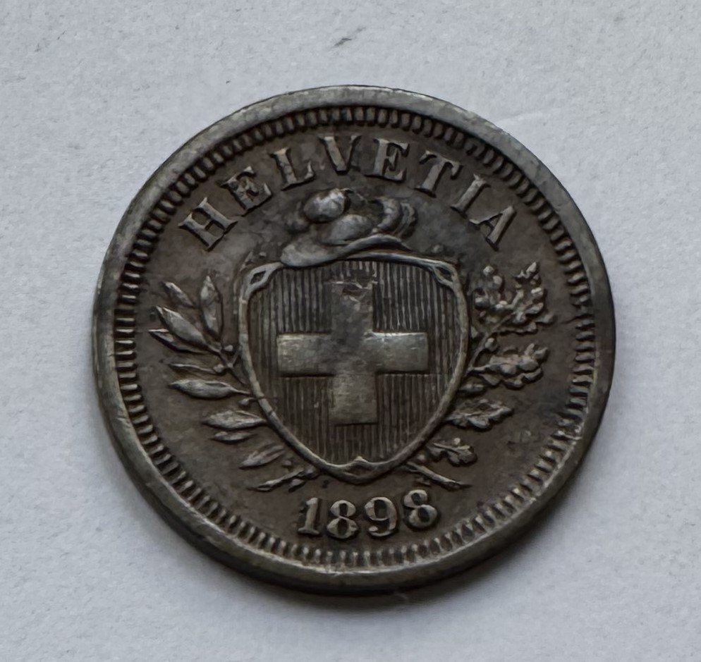 Tutti le monete: 1898 1 Rappen ss+ – Usato da Kirchberg SG venduto da Zenhad69