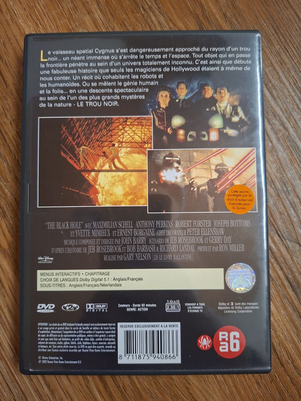 Alle DVDs: DVD Le Trou Noir – Gebraucht aus Enney von ACAD_0824 1
