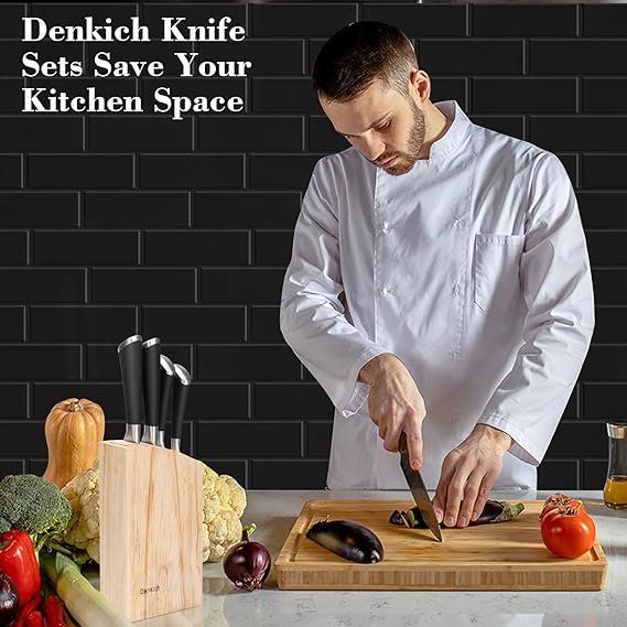 Coltelli: Küchenmesser-Set, 6-teilig, Block mit Holzblock – Nuovo e nell'imballaggio originale da Oberentfelden venduto da abz_l7vm 3