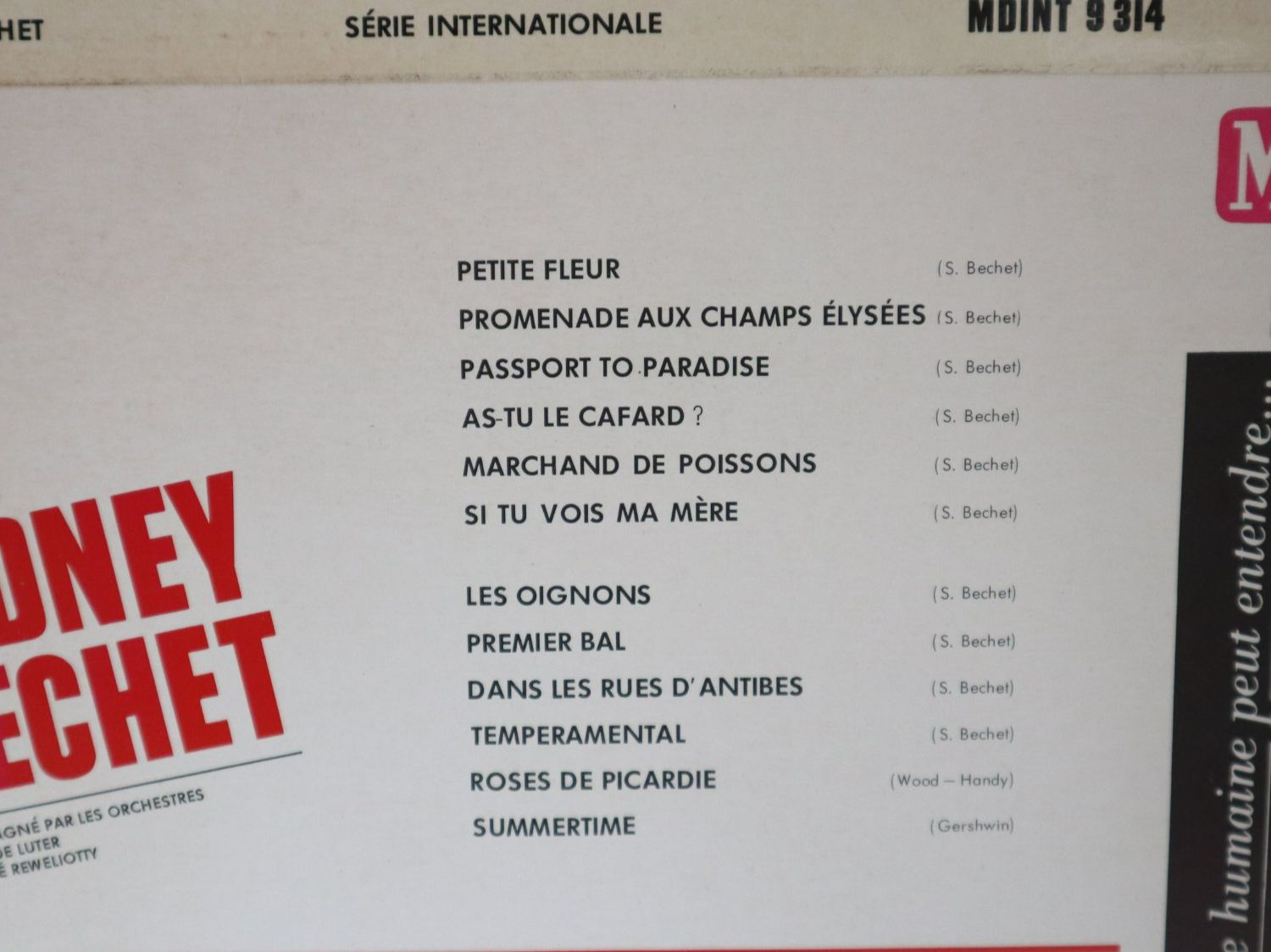 Schallplatten: Vinyl LP Sidney Bechet Disque D'or – Gebraucht aus Eschenbach SG von Astalavista 2