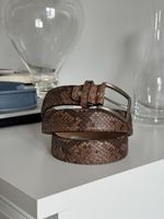 Leather belt