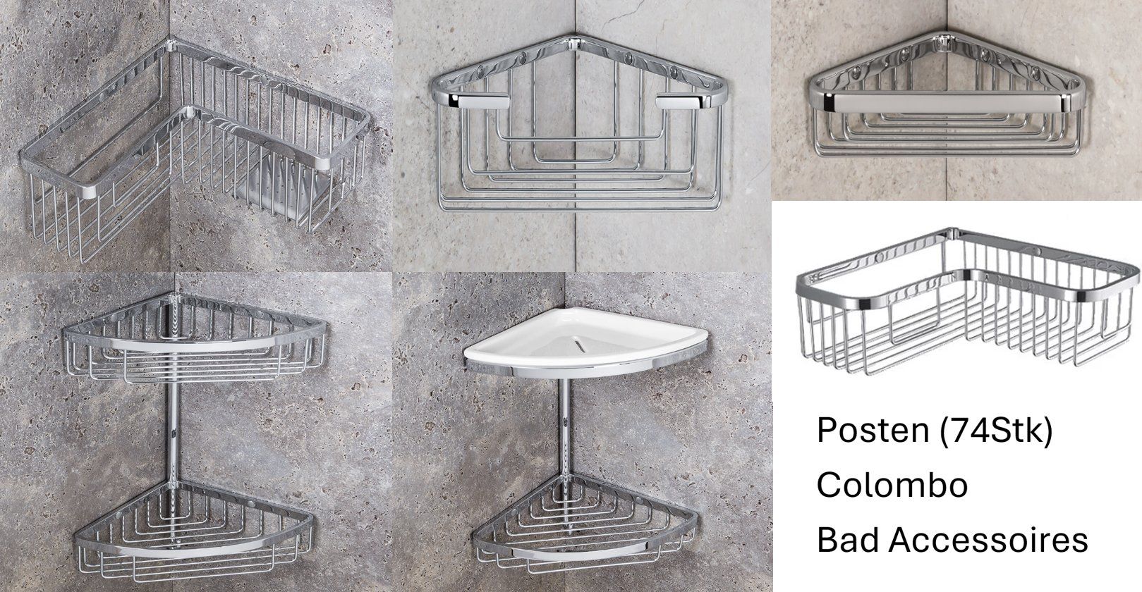 Portasapone: Posten (74Stk) Colombo Bad Accessoires – Nuovo (secondo la descrizione) da Derendingen venduto da Meisterstuecke