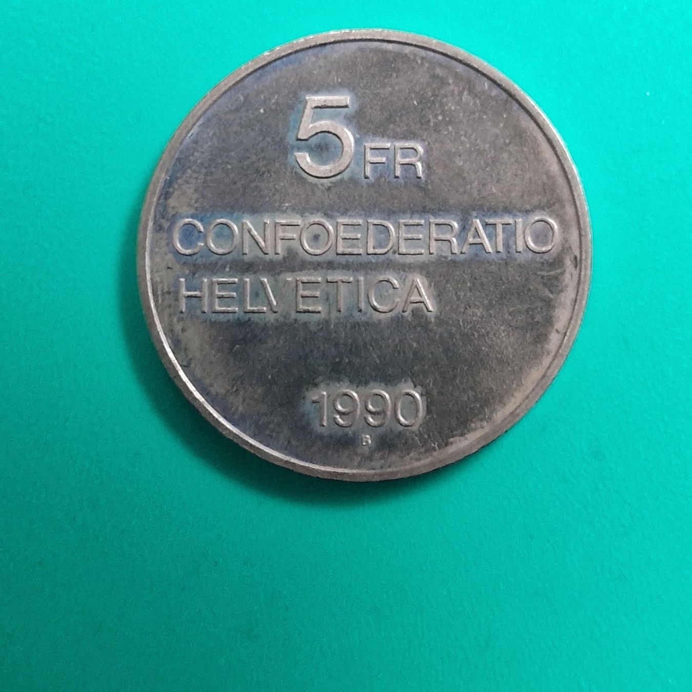 Tutti le monete: CHF 5.- commémorative 1990 – Usato da Bouveret venduto da psv01 5