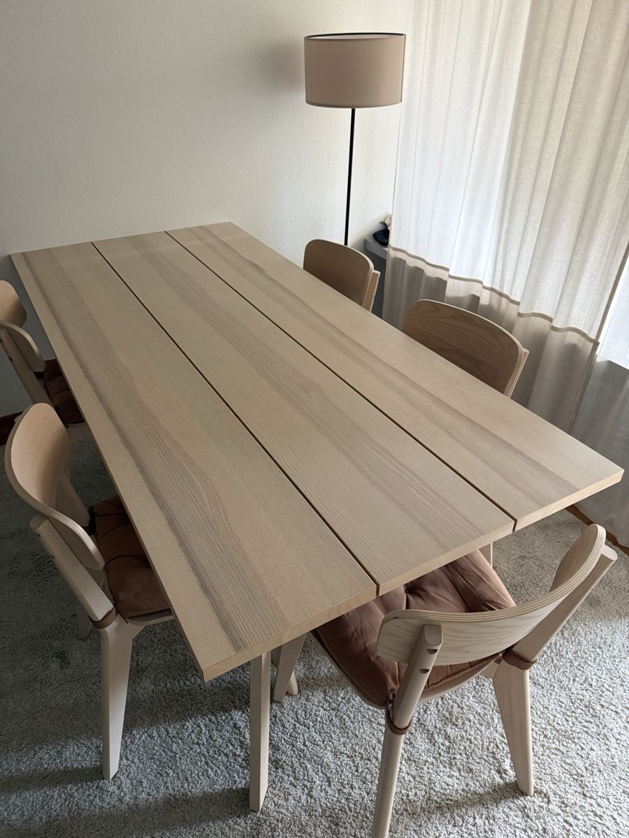 Ikea Set di tavolo e panche: Esstisch mit 6 Stühlen – Nuovo (secondo la descrizione) da Bergdietikon venduto da sim_rg8v 1